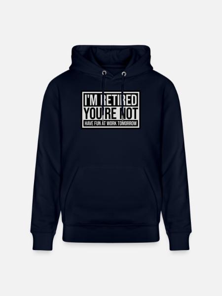 have fun at work - Stanley/Stella CRUISER Unisex Organic Hoodie - navy
