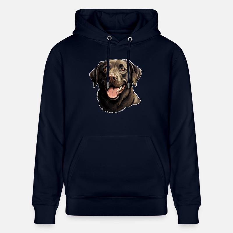 Labrador Retriever - Sweat à capuche bio CRUISER Stanley/Stella Unisexe - marine