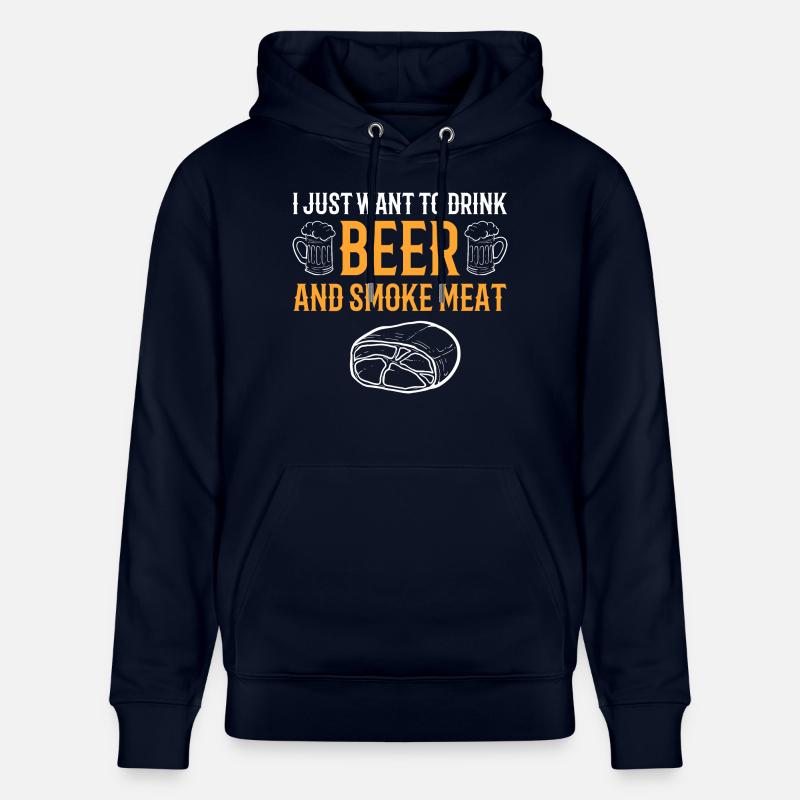 BBQ Bier - Stanley/Stella Unisex Bio-Hoodie CRUISER  - Navy