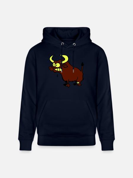 Wütender Stier - Stanley/Stella Unisex Bio-Hoodie CRUISER - Navy