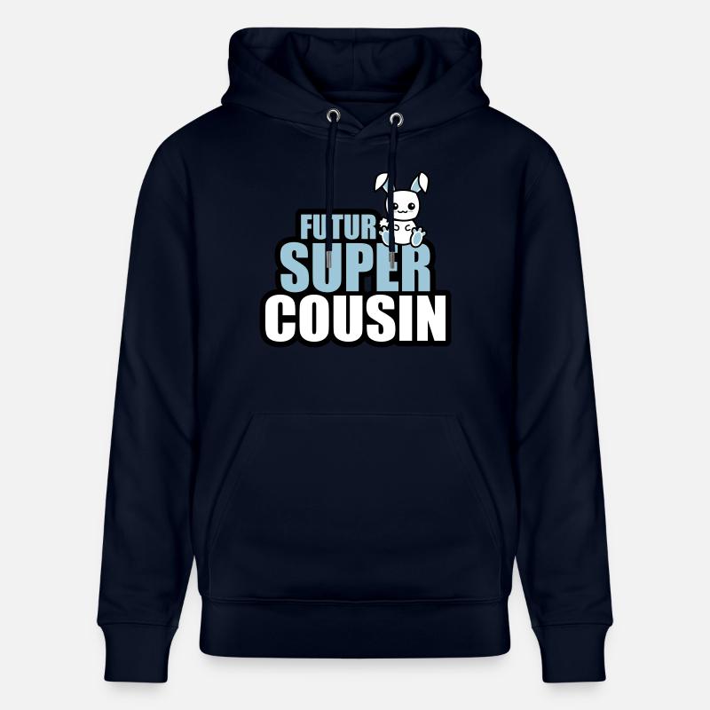 futur super cousin - Sweat à capuche bio CRUISER Stanley/Stella Unisexe - marine