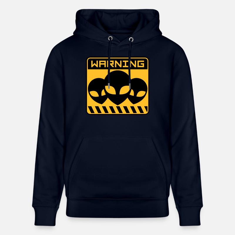 Avertissement Alien Design Shield - Sweat à capuche bio CRUISER Stanley/Stella Unisexe - marine