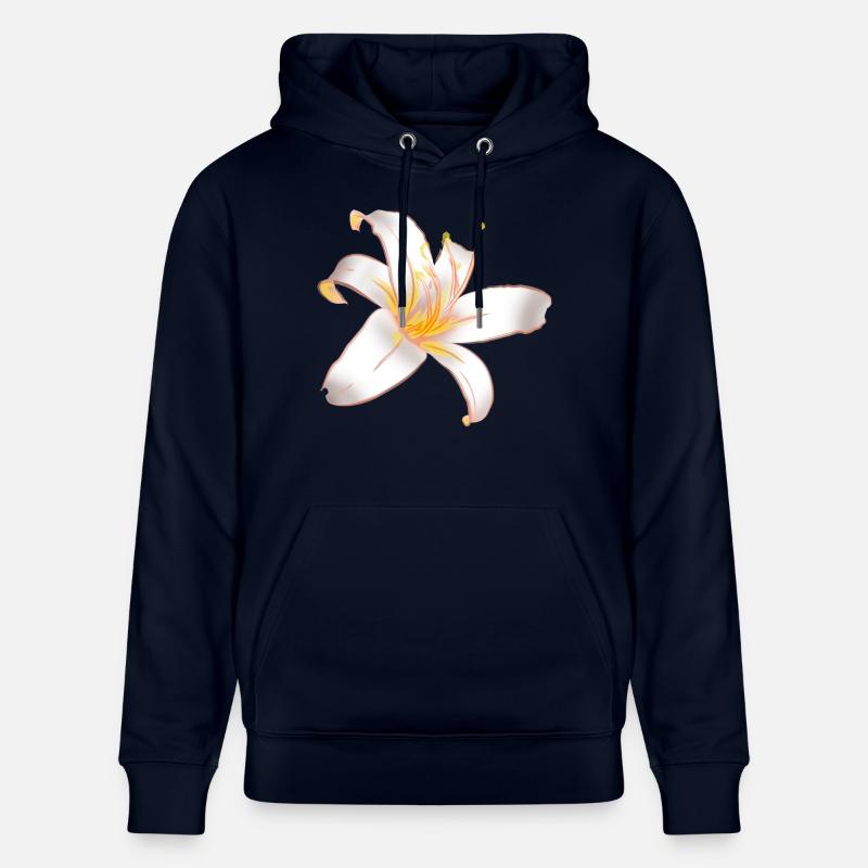 LYS BLANC - Sweat à capuche bio CRUISER Stanley/Stella Unisexe - marine