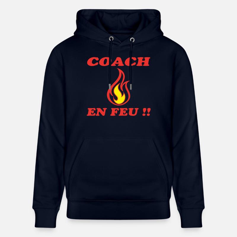 COACH EN FEU - Sweat à capuche bio CRUISER Stanley/Stella Unisexe - marine