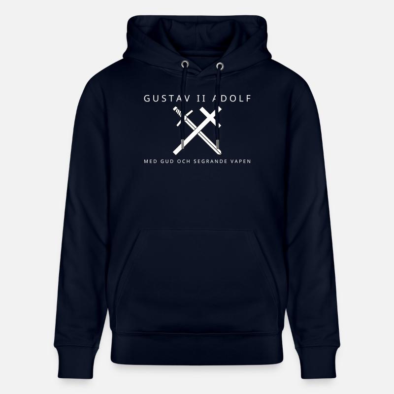 Gustave II Adolphe - Sweat à capuche bio CRUISER Stanley/Stella Unisexe - marine