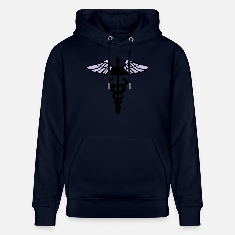 Caducée - Sweat à capuche bio CRUISER Stanley/Stella Unisexe - marine