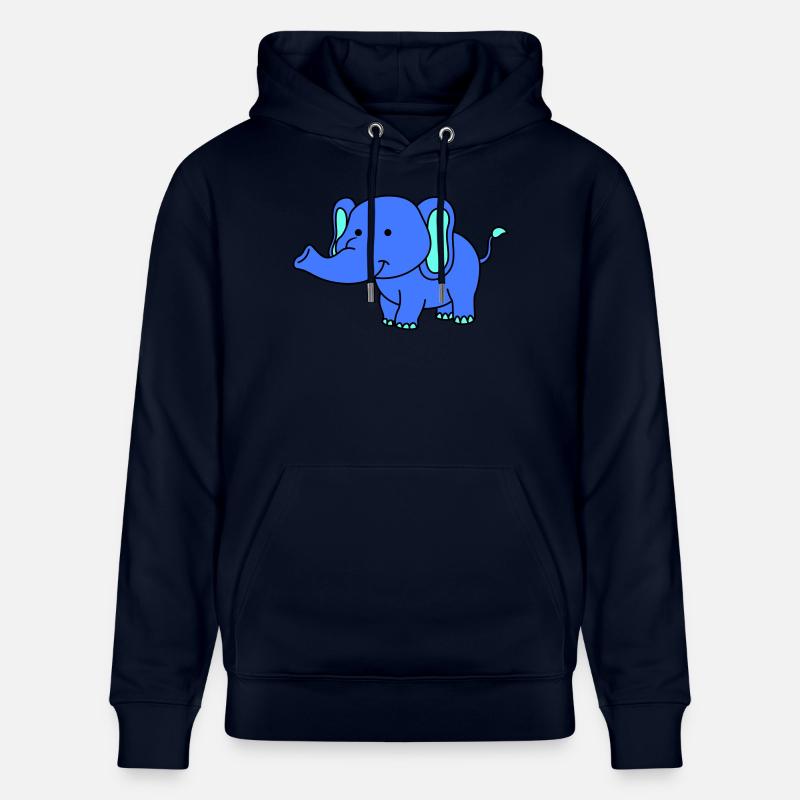 éléphant - Sweat à capuche bio CRUISER Stanley/Stella Unisexe - marine