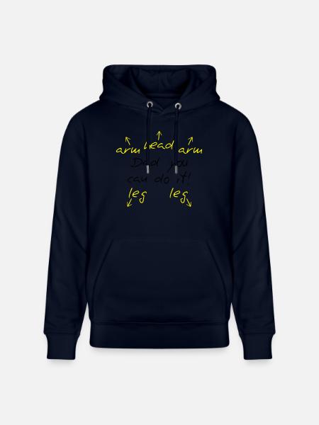 You can do it Dad - Stanley/Stella CRUISER Unisex Organic Hoodie - navy
