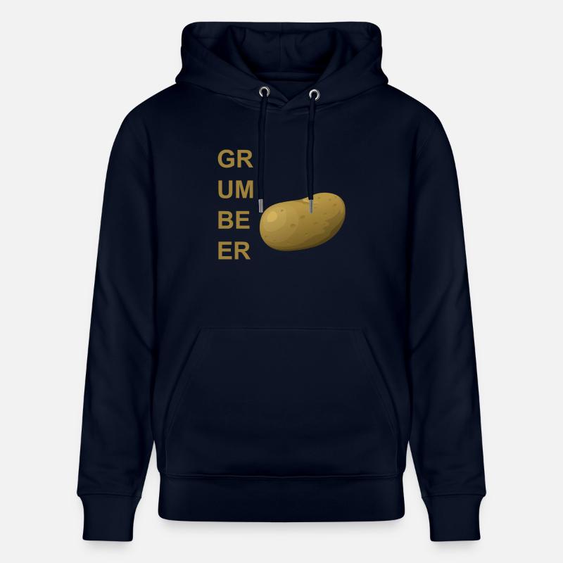 Grumbeer / pommes de terre - Sweat à capuche bio CRUISER Stanley/Stella Unisexe - marine