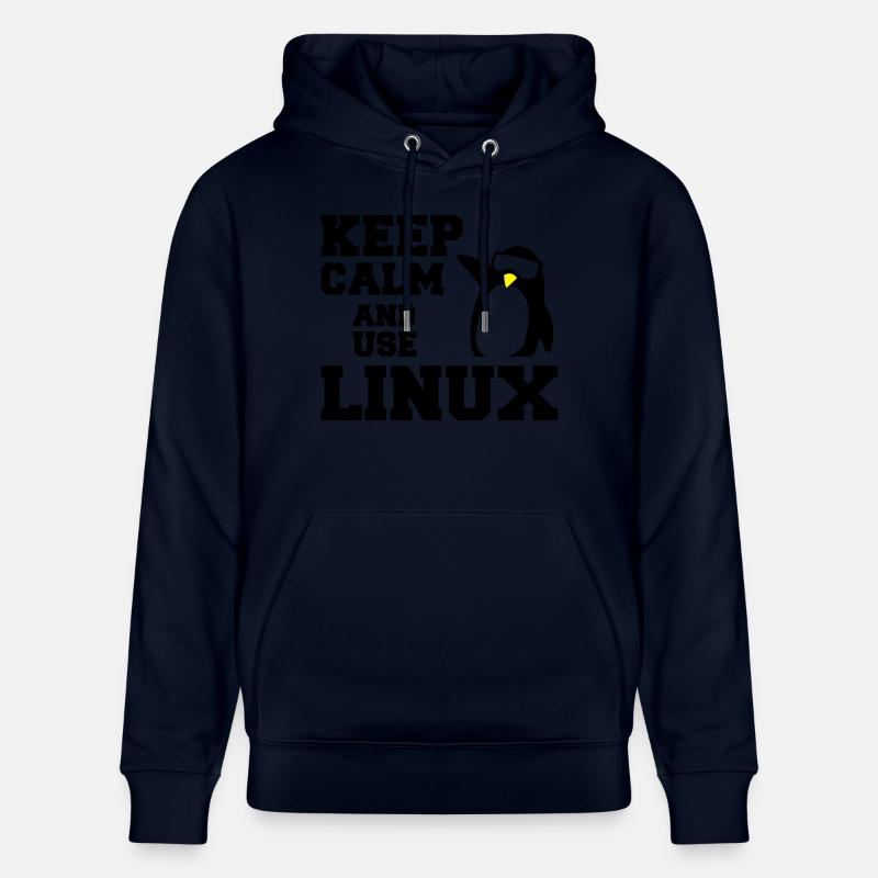 garder utilisation calme linux - Sweat à capuche bio CRUISER Stanley/Stella Unisexe - marine