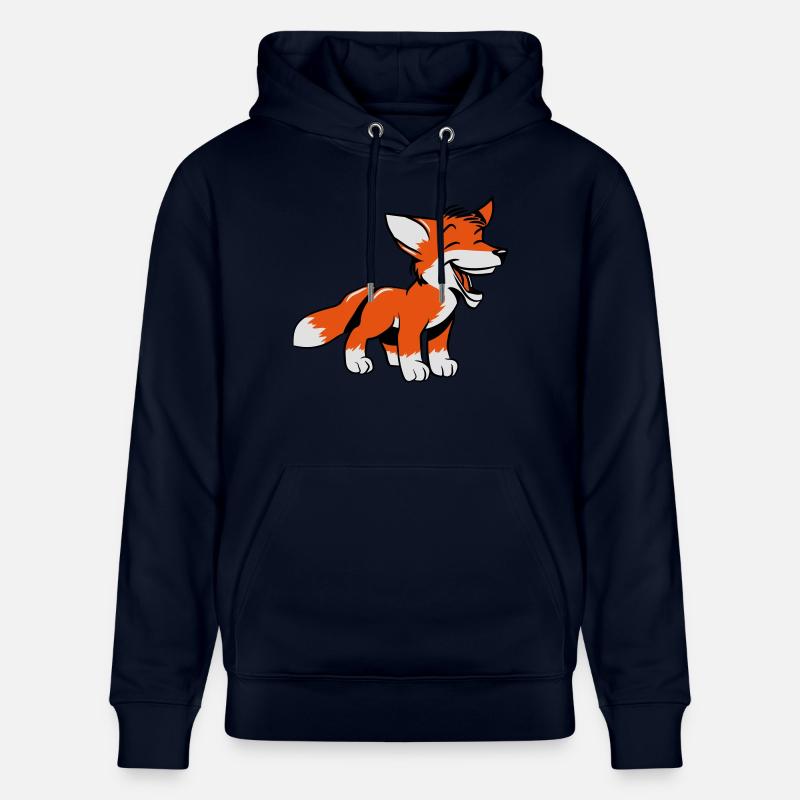 Fuchs rire doux - Sweat à capuche bio CRUISER Stanley/Stella Unisexe - marine
