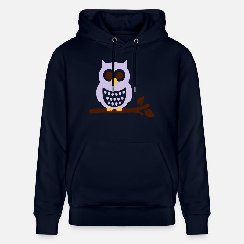 Chouette Hibou - Sweat à capuche bio CRUISER Stanley/Stella Unisexe - marine