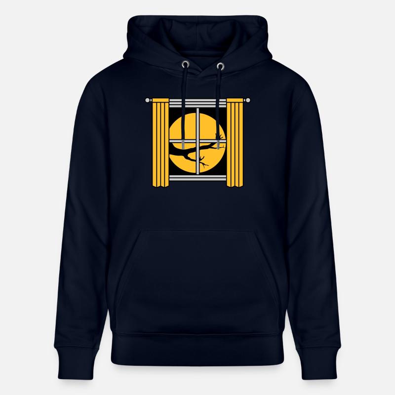 Fenêtre de l’arbre Moon Night - Sweat à capuche bio CRUISER Stanley/Stella Unisexe - marine