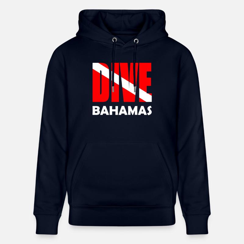 Plongée Bahamas - Karibik - Caraïbes - Antilles - Sweat à capuche bio CRUISER Stanley/Stella Unisexe - marine