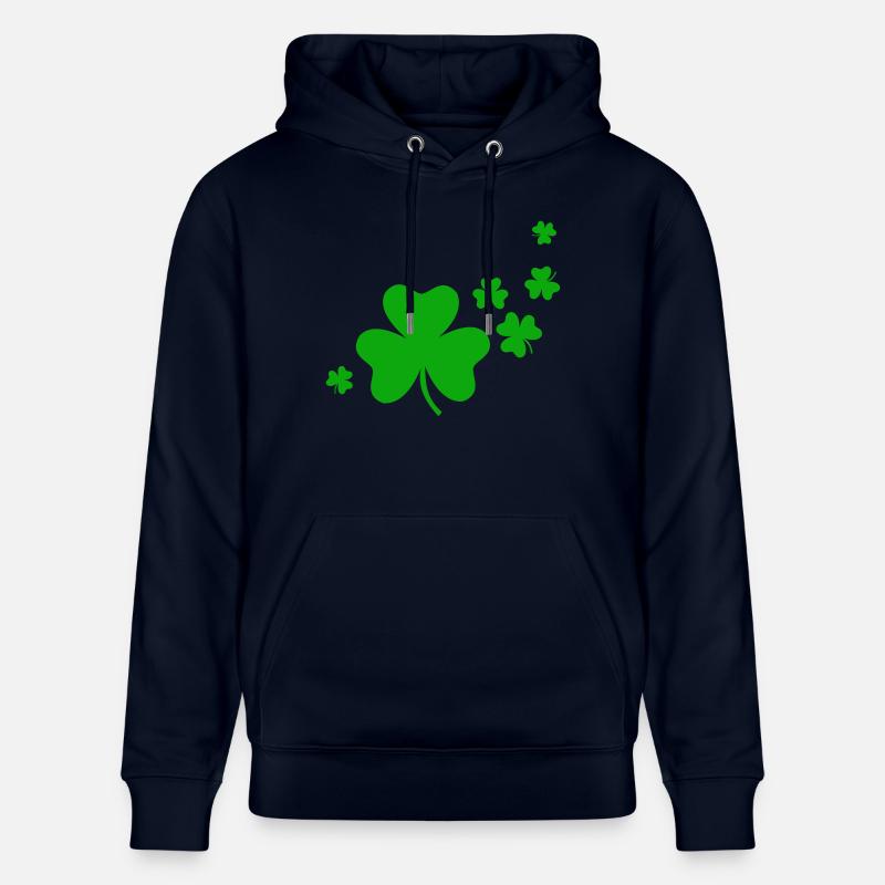 Feuille de trèfles - Sweat à capuche bio CRUISER Stanley/Stella Unisexe - marine