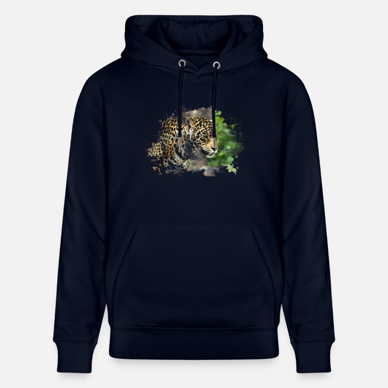 Léopard - Sweat à capuche bio CRUISER Stanley/Stella Unisexe - marine