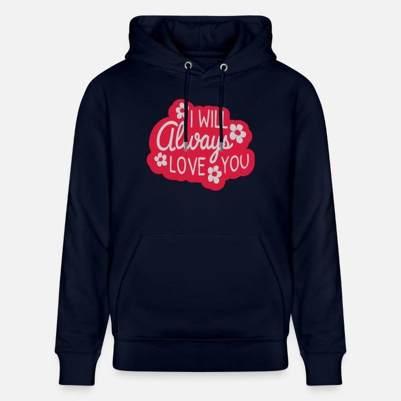 J’aimerai toujours - Sweat à capuche bio CRUISER Stanley/Stella Unisexe - marine