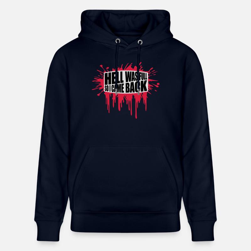 l’enfer était plein Citation - Sweat à capuche bio CRUISER Stanley/Stella Unisexe - marine