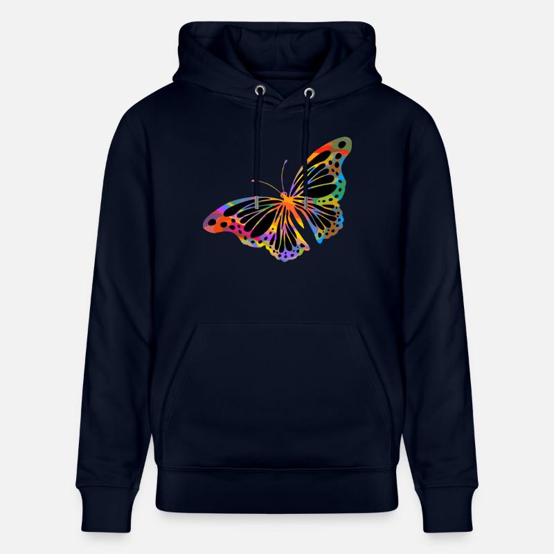 Papillon - Sweat à capuche bio CRUISER Stanley/Stella Unisexe - marine