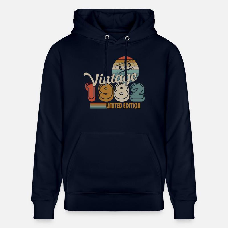 1982 - Sweat à capuche bio CRUISER Stanley/Stella Unisexe - marine