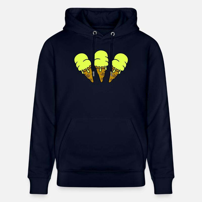 eis eiscreme 3 - Stanley/Stella Unisex Bio-Hoodie CRUISER  - Navy