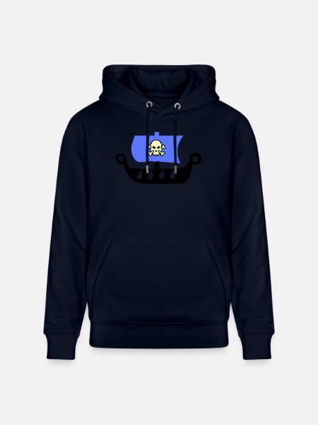 piratenschiff - Stanley/Stella Unisex Bio-Hoodie CRUISER - Navy