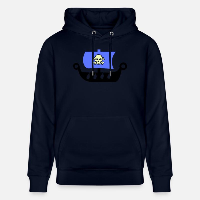 piratenschiff - Stanley/Stella Unisex Bio-Hoodie CRUISER  - Navy