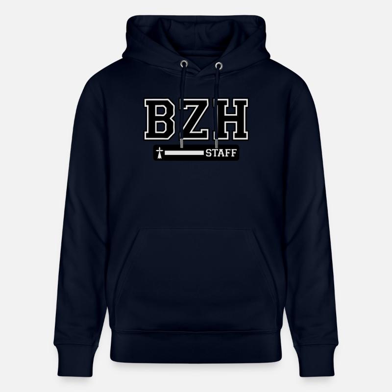 breizh staff logo - Sweat à capuche bio CRUISER Stanley/Stella Unisexe - marine