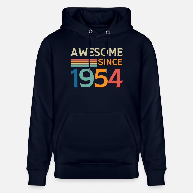 Awesome since 1954 - Sweat à capuche bio CRUISER Stanley/Stella Unisexe - marine