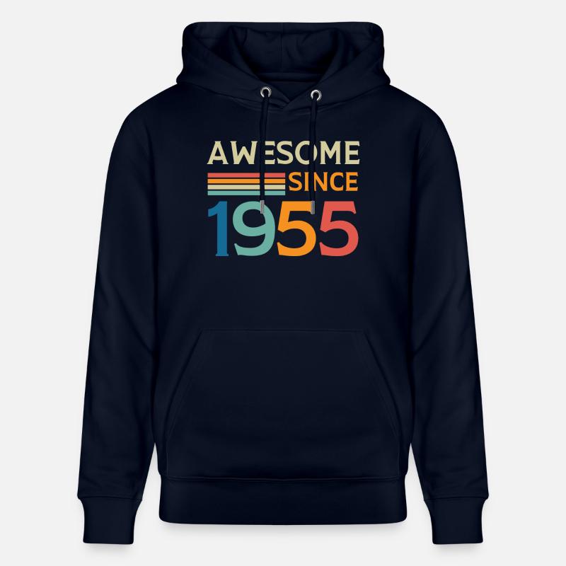 Awesome since 1955 - Sweat à capuche bio CRUISER Stanley/Stella Unisexe - marine