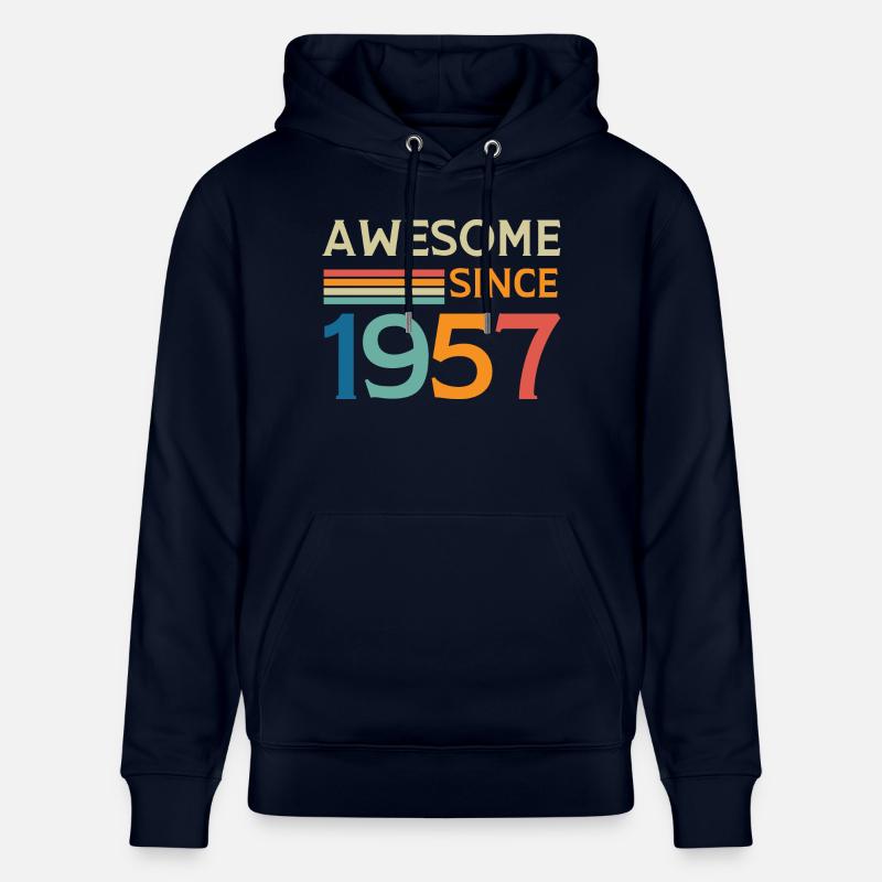 Awesome since 1957 - Sweat à capuche bio CRUISER Stanley/Stella Unisexe - marine