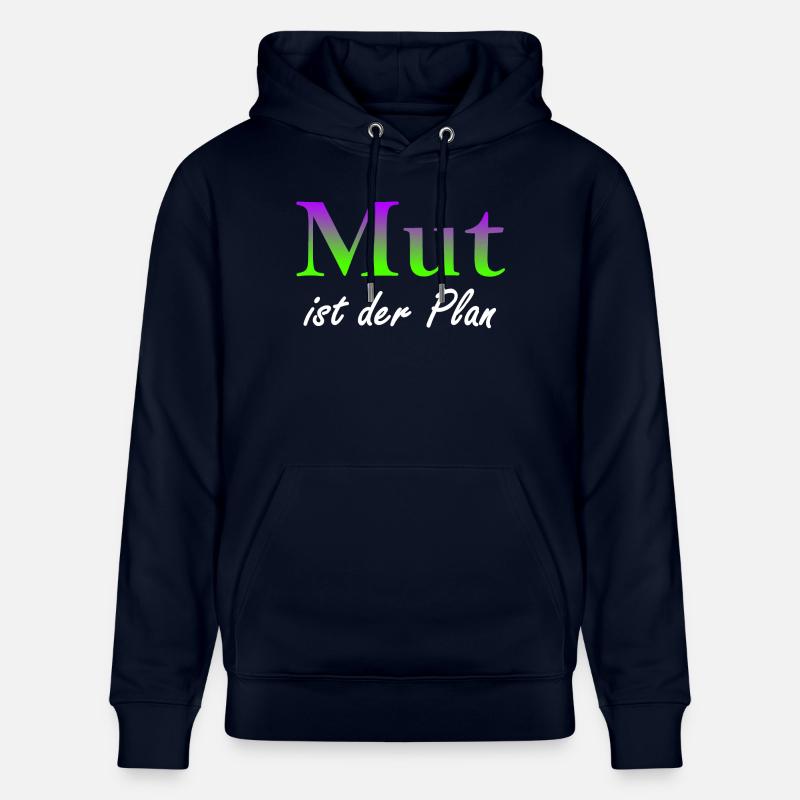 Mut ist der Plan - Stanley/Stella Unisex Bio-Hoodie CRUISER  - Navy