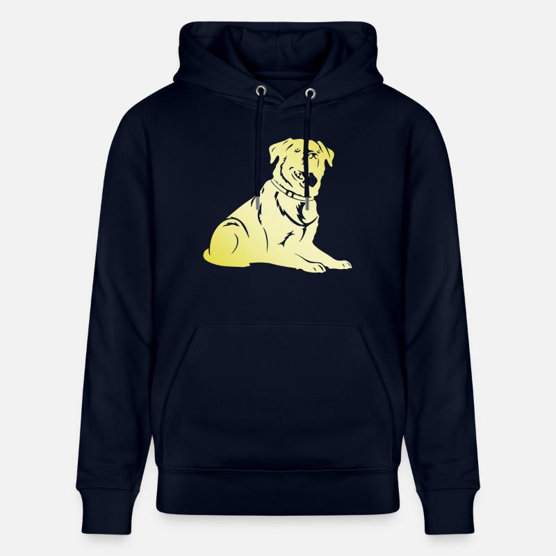 Silhouette de chien rottweiler - Sweat à capuche bio CRUISER Stanley/Stella Unisexe - marine