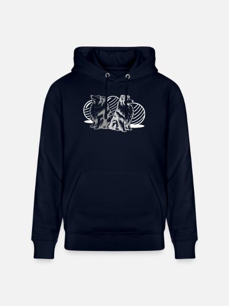Driftball (3 colours) - Stanley/Stella CRUISER Unisex Organic Hoodie - navy