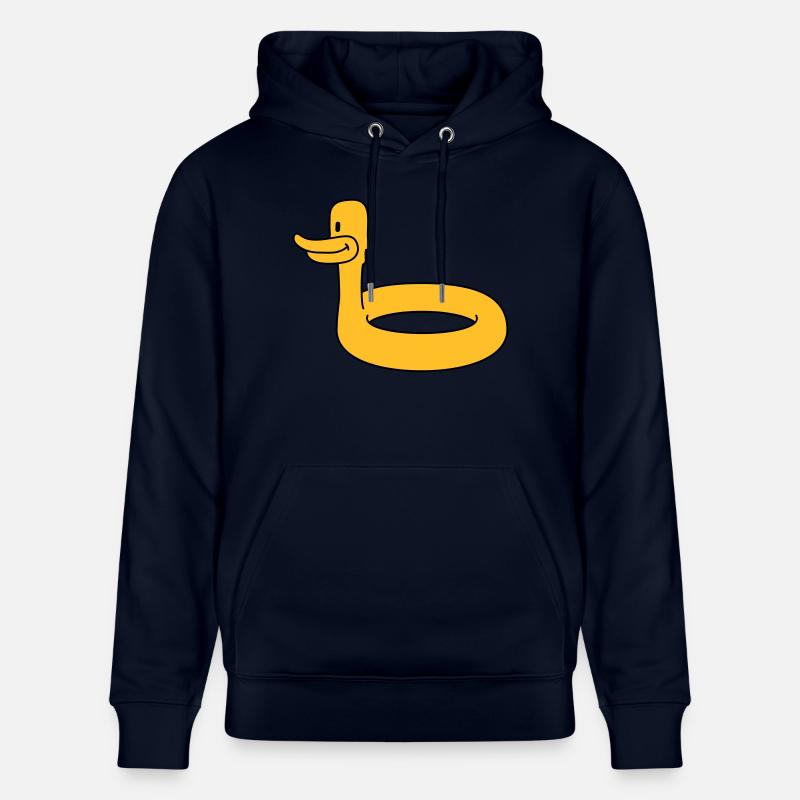 Duck Swimming Ring - Sweat à capuche bio CRUISER Stanley/Stella Unisexe - marine