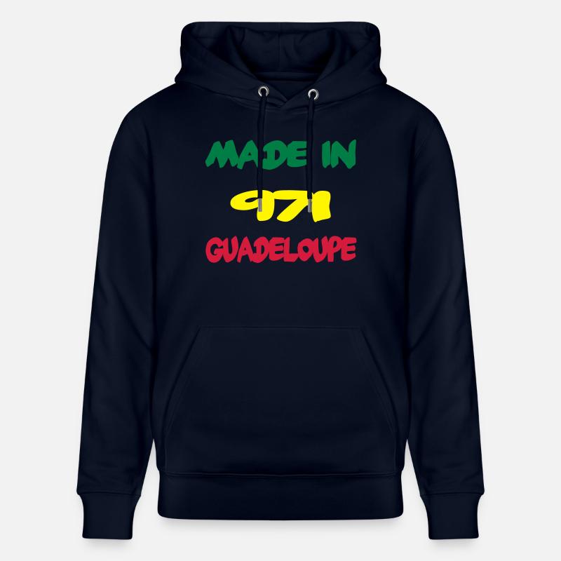 Made in Guadeloupe - Sweat à capuche bio CRUISER Stanley/Stella Unisexe - marine