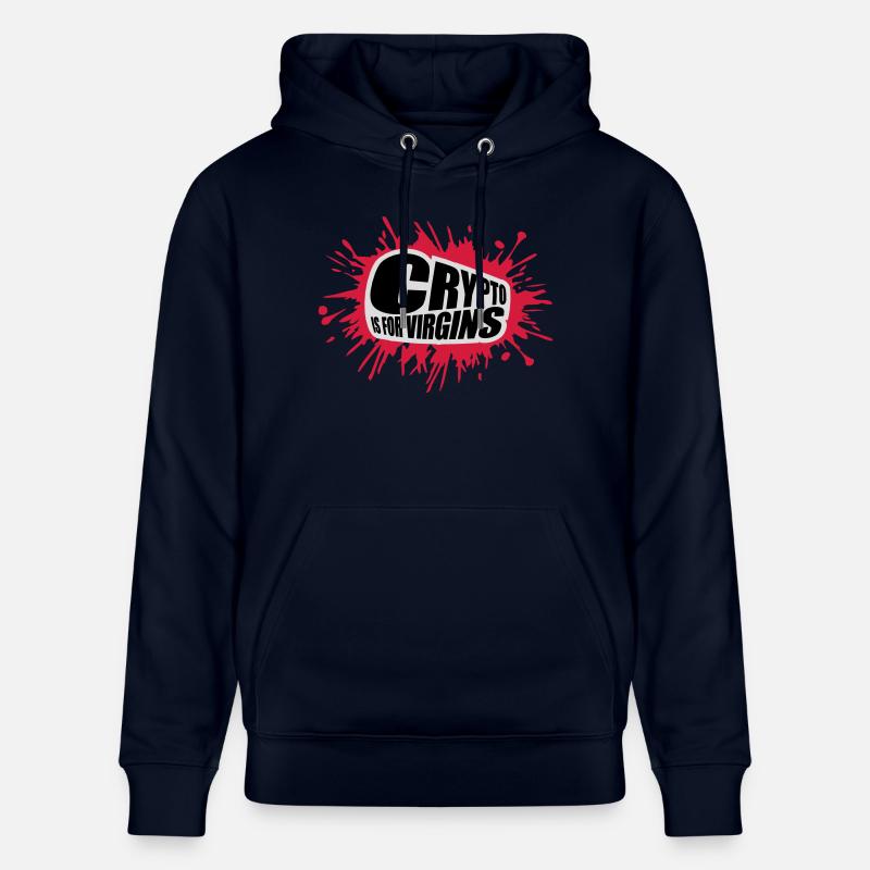Crypto est pour les vierges - Sweat à capuche bio CRUISER Stanley/Stella Unisexe - marine