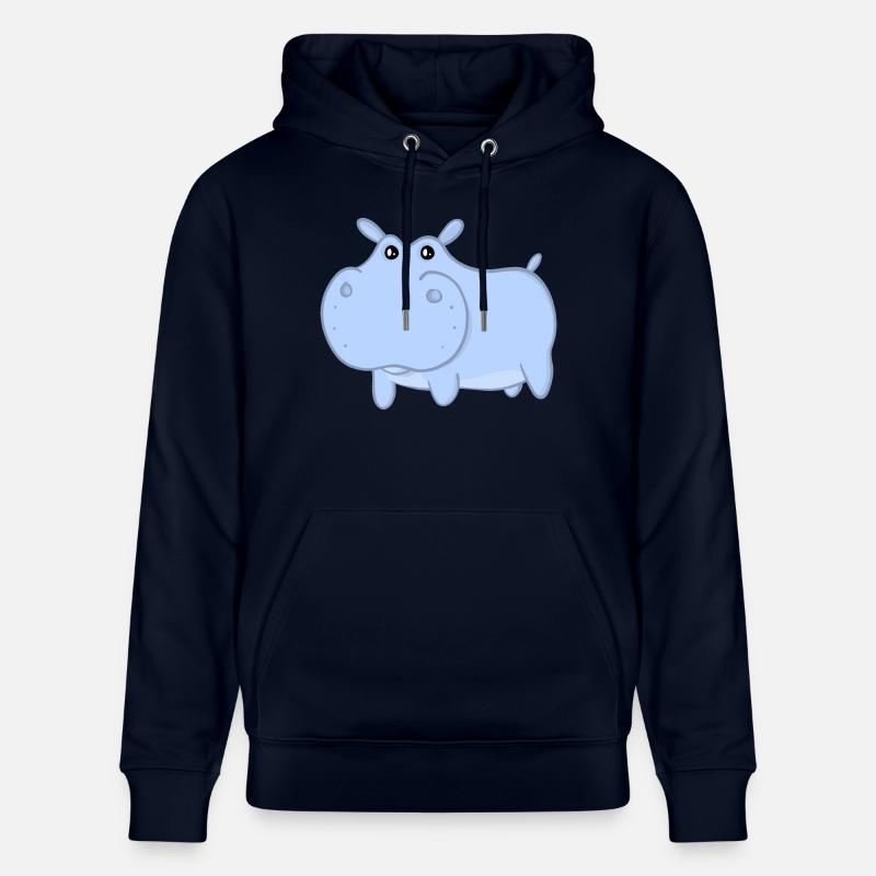 Henry das blaue Nilpferd - Stanley/Stella Unisex Bio-Hoodie CRUISER  - Navy