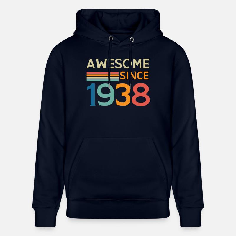 Awesome since 1938 - Sweat à capuche bio CRUISER Stanley/Stella Unisexe - marine