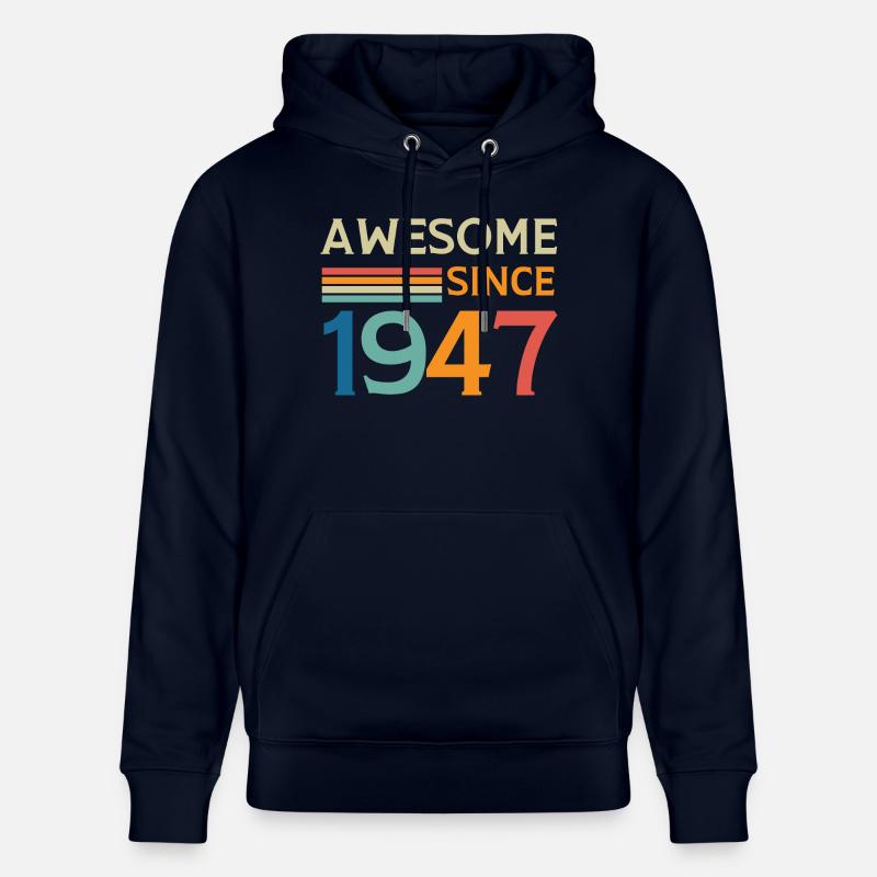 Awesome since 1947 - Sweat à capuche bio CRUISER Stanley/Stella Unisexe - marine