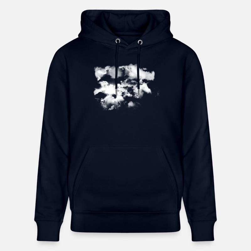 Nuages d'été - Sweat à capuche bio CRUISER Stanley/Stella Unisexe - marine