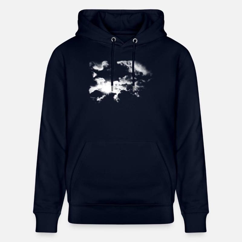 Nuages d'été - Sweat à capuche bio CRUISER Stanley/Stella Unisexe - marine