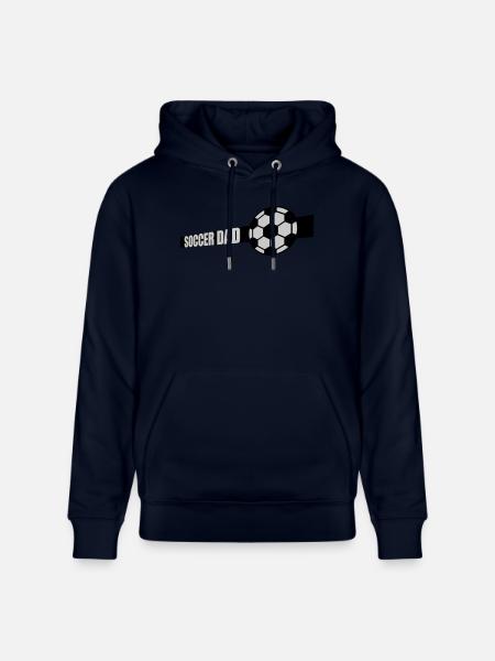 Sport Design Soccer Dad - Stanley/Stella CRUISER Unisex Organic Hoodie - navy