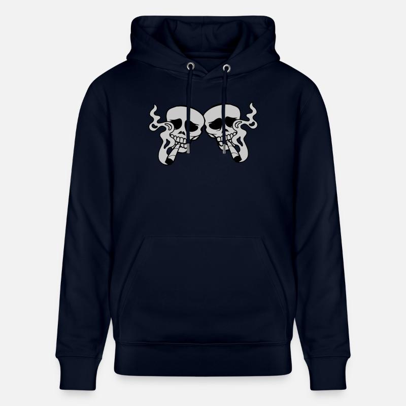 2 amis fumant joint - Sweat à capuche bio CRUISER Stanley/Stella Unisexe - marine