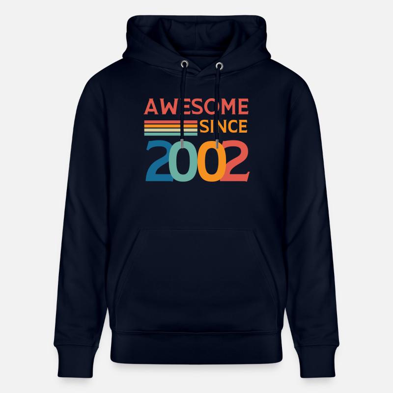Awesome since 2002 - Sweat à capuche bio CRUISER Stanley/Stella Unisexe - marine