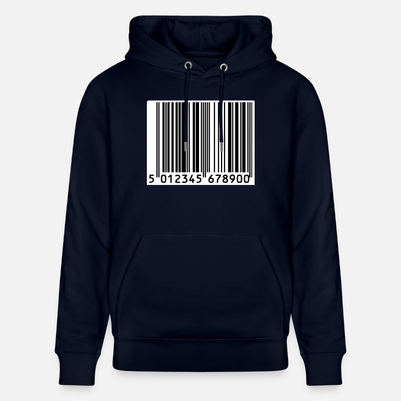 code à barres - Sweat à capuche bio CRUISER Stanley/Stella Unisexe - marine