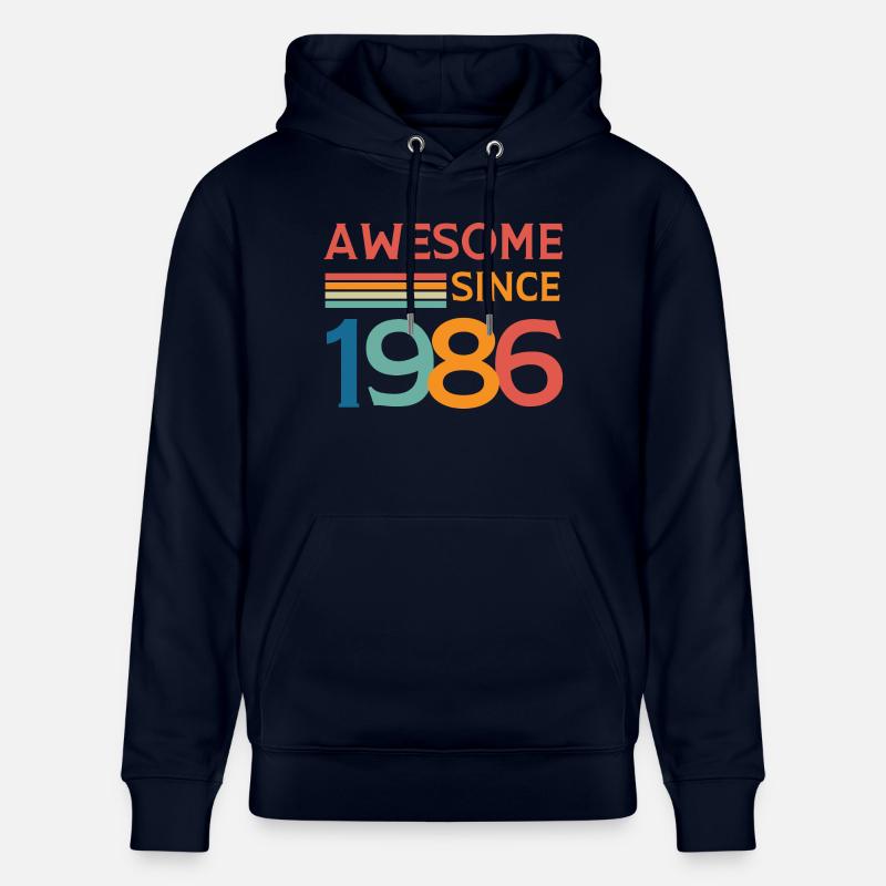 Awesome since 1986 - Sweat à capuche bio CRUISER Stanley/Stella Unisexe - marine
