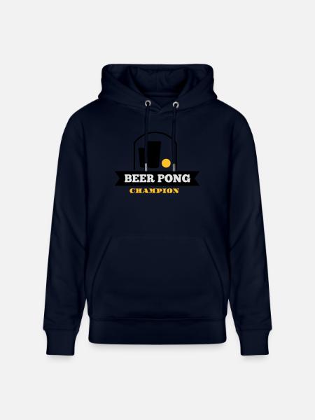 beer pong champion - Stanley/Stella Unisex Bio-Hoodie CRUISER  - Navy