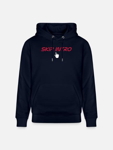 skip intro - Stanley/Stella CRUISER Unisex Organic Hoodie - navy