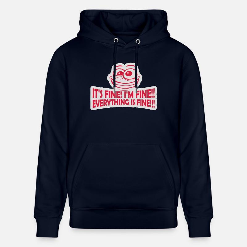 Tout va bien devis - Sweat à capuche bio CRUISER Stanley/Stella Unisexe - marine